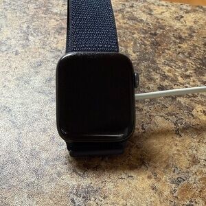 Apple series 6 Smartwatch with original blue flex Band 44 mm